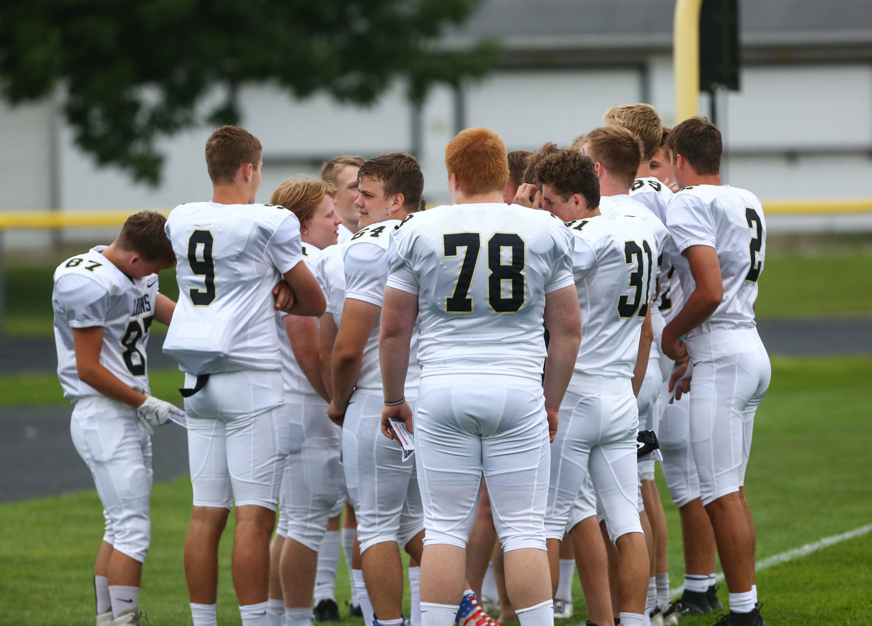 Clear Lake football practice